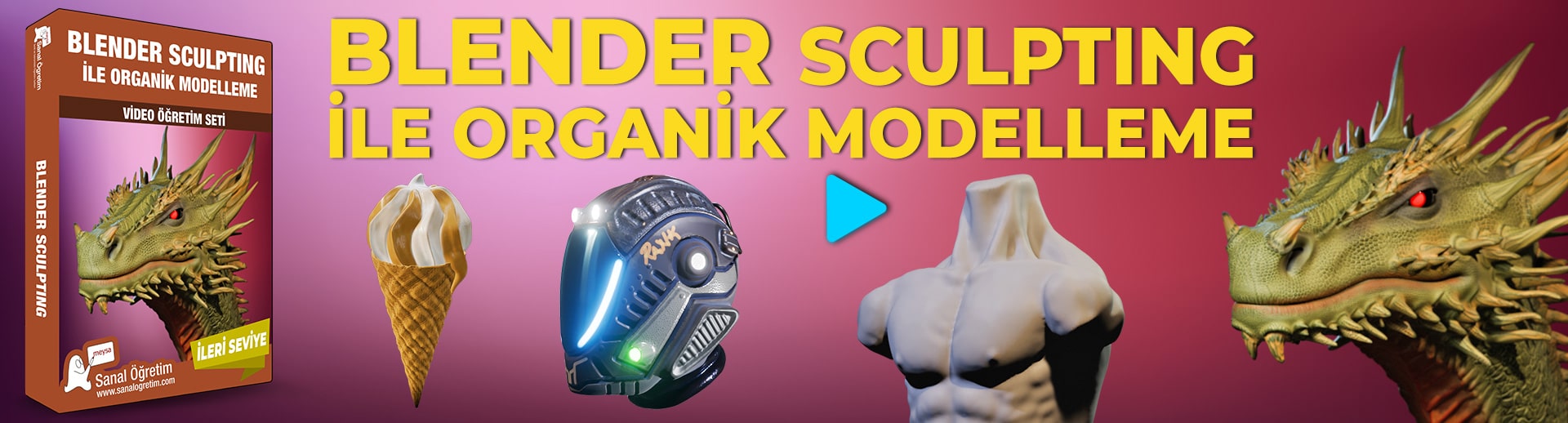 Blender Sculpting ile Organik Modelleme